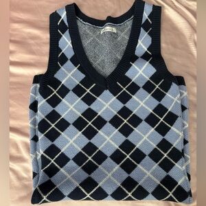 Hollister plaid sweater dress